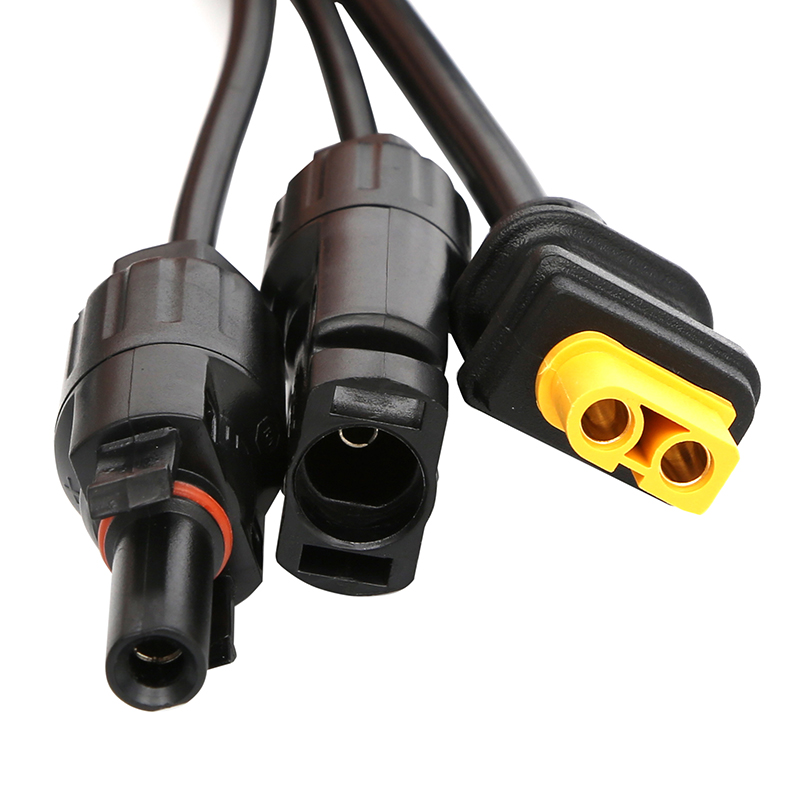 Conjunto de cables MC4 hembra recto
