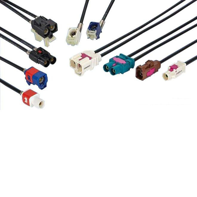 Conjunto de cables FAKRA macho Codificaci&oacute;n AZ